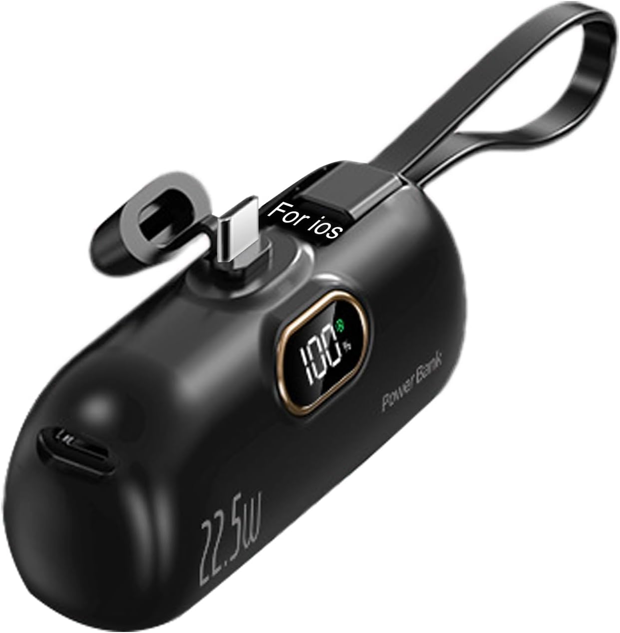 Battery Charger for Phone | PD 22.5W 5000MAH Mini Type C Powers Bank -Powers Bank Built-in Cable for the series and start charging your home. Powers Bank is very compact and fits easily in your pocket