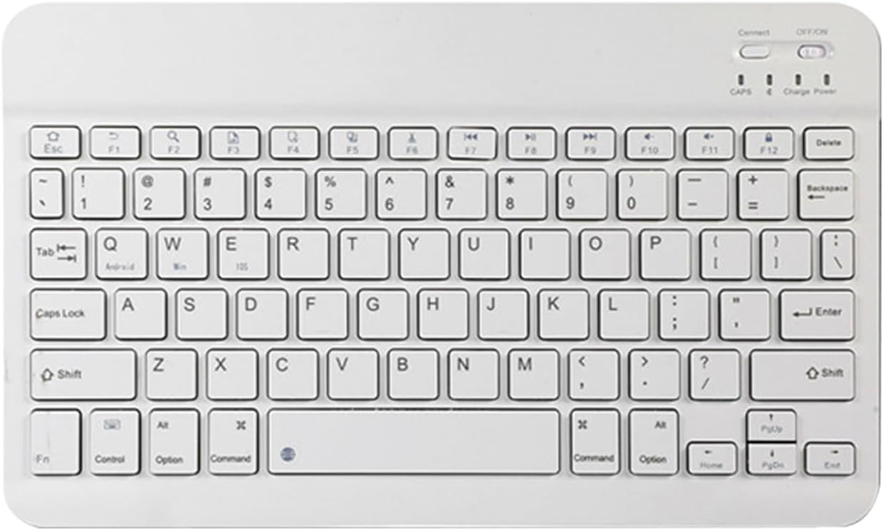 Wireless Keyboard for PC – Ergonomic Full Size Computer Keyboard, Rechargeable Silent Typing Keypad | Low Profile Wireless for Desktop, Laptop, Office, Home Use, Quiet Typing Accessories